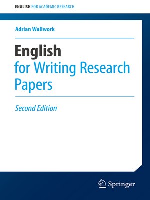 cover image of English for Writing Research Papers